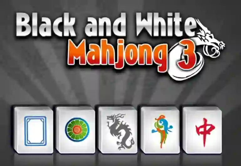 Igra Black and White Mahjong 3 online