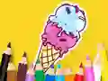 Igra Coloring Book: Cool Ice Cream online