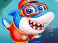 Igra Little Panda Shark Family online