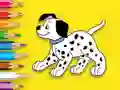 Igra Coloring Book: Cute Spotted Dog online