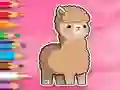 Igra Coloring Book: Cute Alpaca online