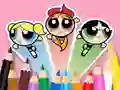 Igra Coloring Book: The Powerpuff Girls online