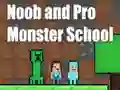 Igra Noob and Pro Monster School online