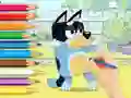 Igra Coloring Book: Bluey And Bingo online