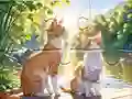 Igra Jigsaw Puzzle: Cats In Pairs online