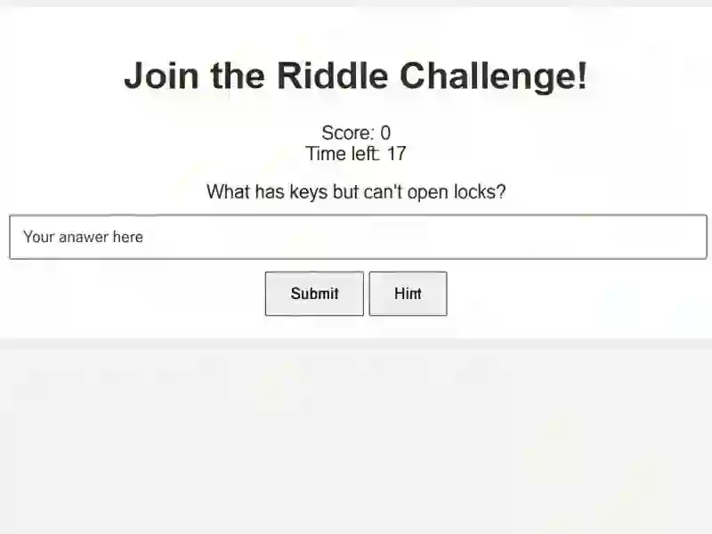 Igra Riddle Challenge online