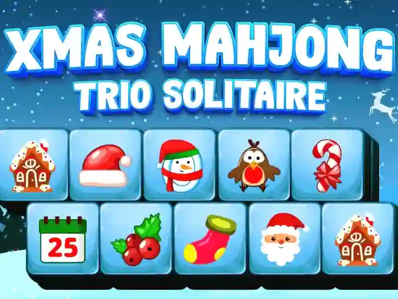 Igra Xmas Mahjong Trio Solitaire online