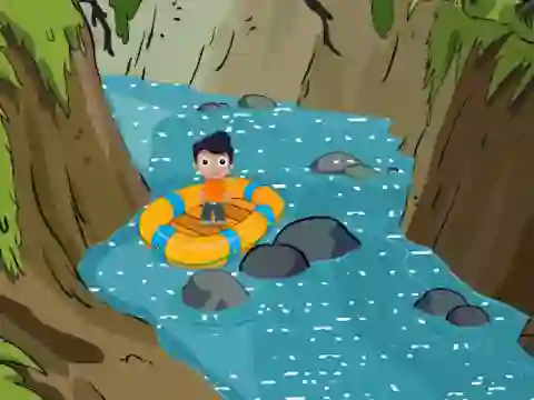 Igra Rescue the Cute Boy from River online