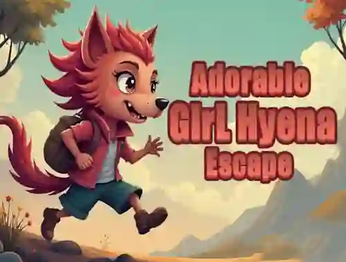 Igra Adorable Girl Hyena Escape online