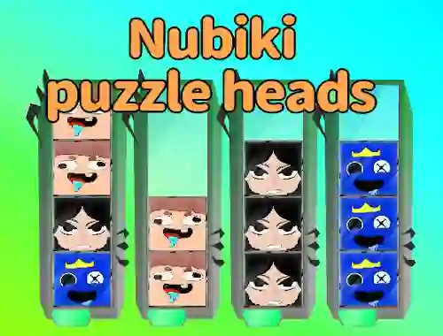 Igra Nubiki Puzzle Heads online