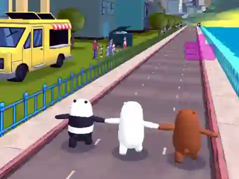 Igra We Bare Bears Bear Parkour online