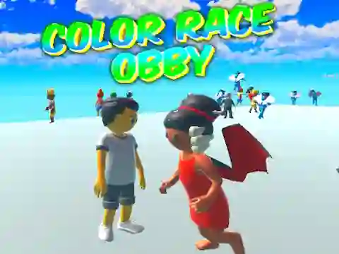 Igra Color Race Obby online