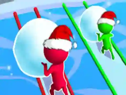Igra Snow Race: Christmas Runner online