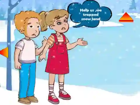 Igra Siblings Escaped Snow Land online