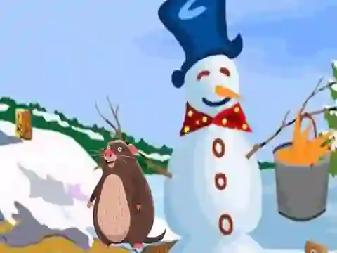 Igra Couple Escape from Snowy Land online
