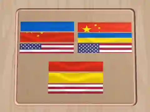 Igra Flag Puzzle Jam: Collect Flags online