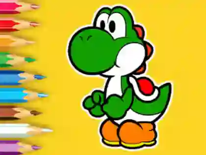 Igra Coloring Book: Yoshi Fishing Day online