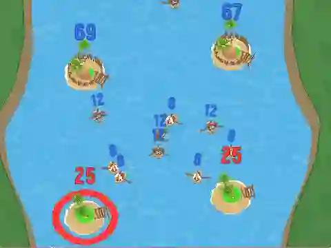 Igra Battle For The Islands online