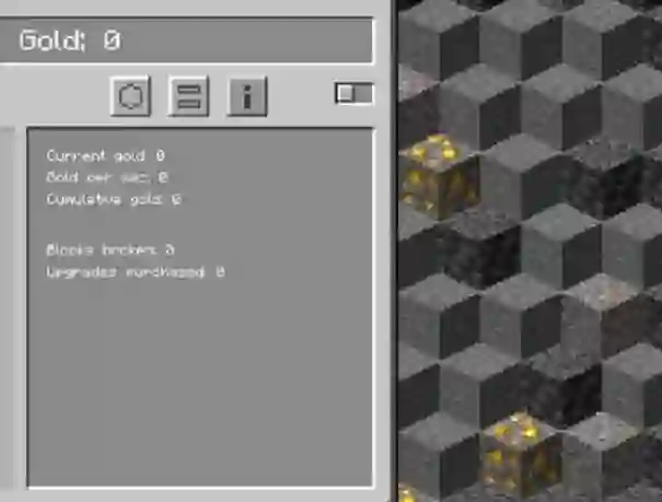 Igra Minecraft Gold Clicker online