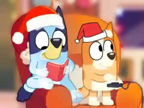 Igra Jigsaw Puzzle: Bluey Christmas Party online