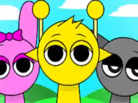 Igra Sprunki Spot the 5 Differences online