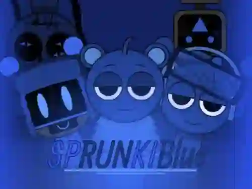 Igra Sprunki Blue Mod online