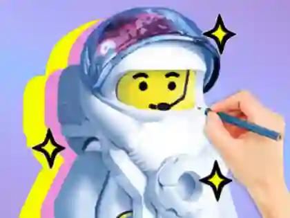 Igra Coloring Book: LEGO Astronaut online