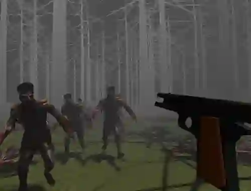 Igra Zombies in a Forest online