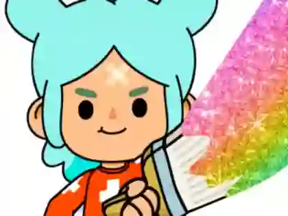 Igra Coloring Book: Toca Boca Rita online