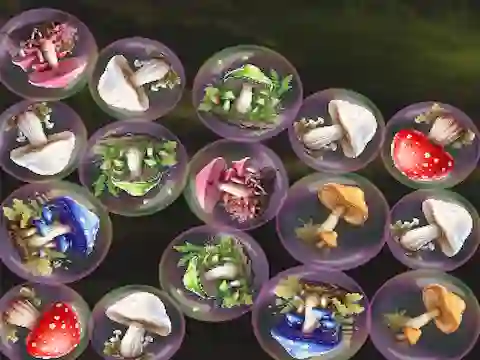 Igra Merge Mushrooms! online