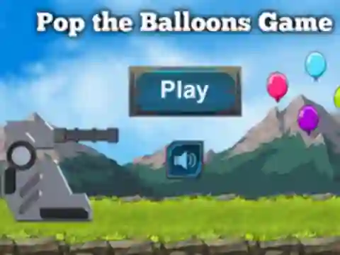 Igra Pop The Balloons Game online