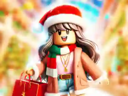 Igra Jigsaw Puzzle: Roblox Christmas Mall online