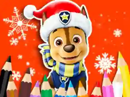 Igra Coloring Book: PAW Patrol Christmas online