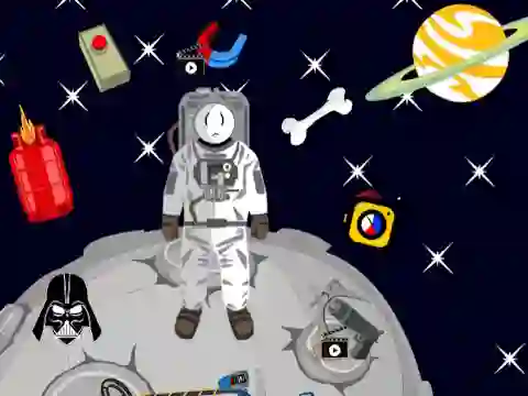 Igra Stickman in Space online