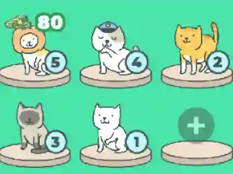 Igra Meow Merge online