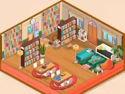 Igra Decor: My Library online