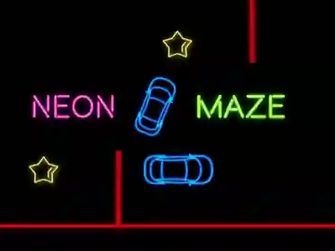 Igra Neon Car Maze online