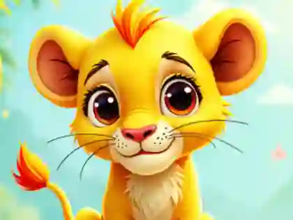 Igra Jigsaw Puzzle: Baby Simba online