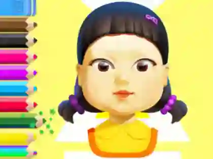 Igra Coloring Book: Squid Game Doll online