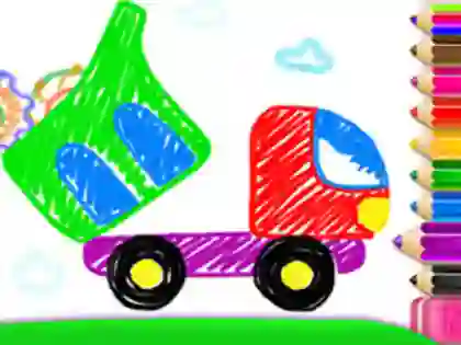 Igra Toddler Drawing: Tanker Truck online