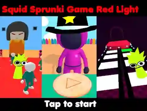 Igra Squid Sprunki Game Red Light online
