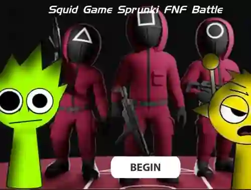 Igra Squid Game Sprunki Fnf Battle online