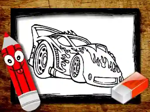 Igra Back To School Car Coloring Book online