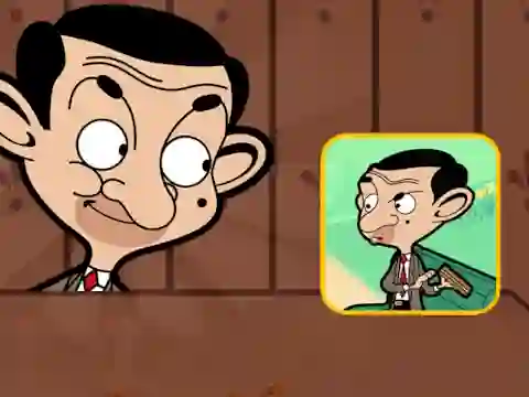 Igra Mr Bean Solve Puzzle online