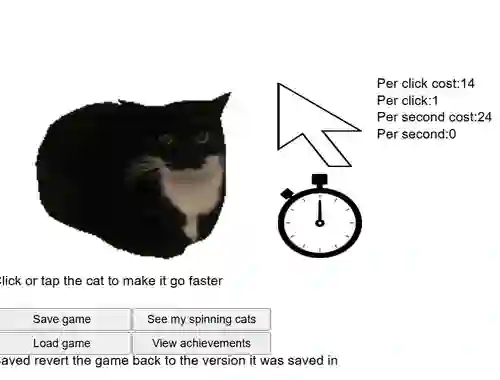 Igra Spinning Cat Clicker online