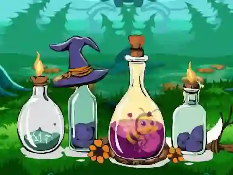 Igra Bottle Stuck Honeybee Escape online