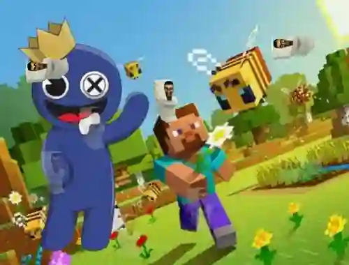 Igra Rainbow Friends Minecraft Hidden Skibidi online