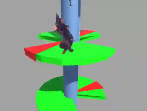 Igra Ratomilton Helix Jump online
