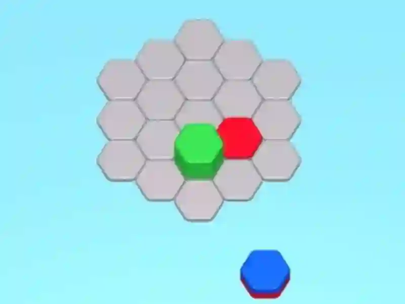 Igra Hexa Stack Sort online