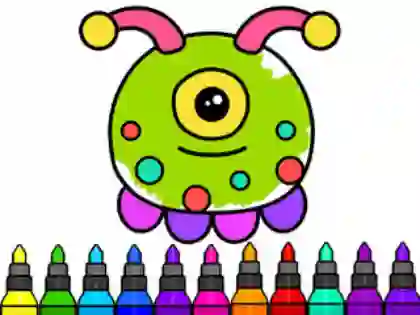 Igra Coloring Book: Alien online